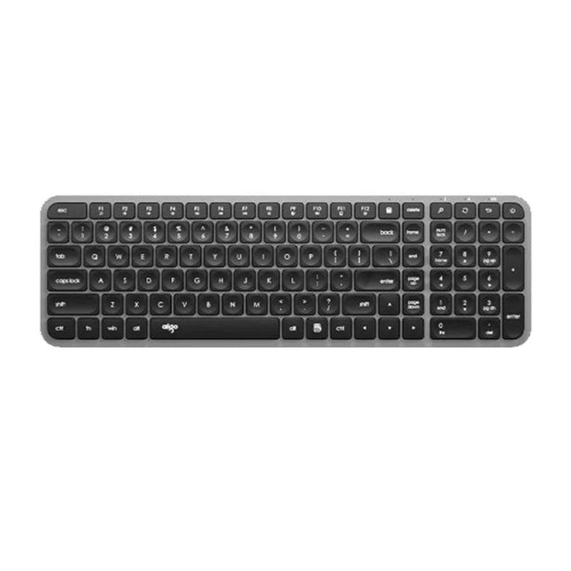 AIGO V100 Wireless Keyboard For Windows and Mac OS - Gray