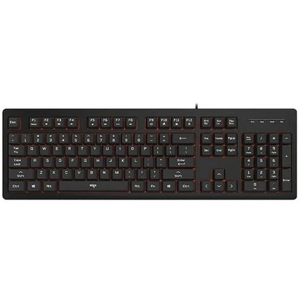 Aigo DarkFlash V600 Luminous Edition Wired Keyboard - Black
