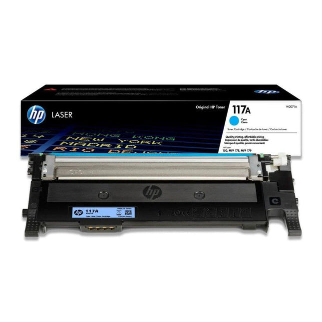 HP 117A Cyan Original Laser Toner Cartridge