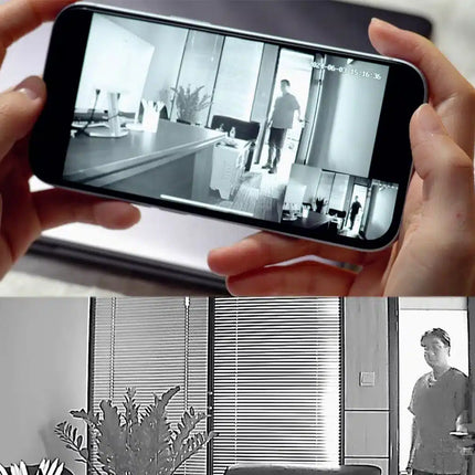 Yesido KM16 Dual 1080P Indoor Security Camera with AI Tracking & Night Vision