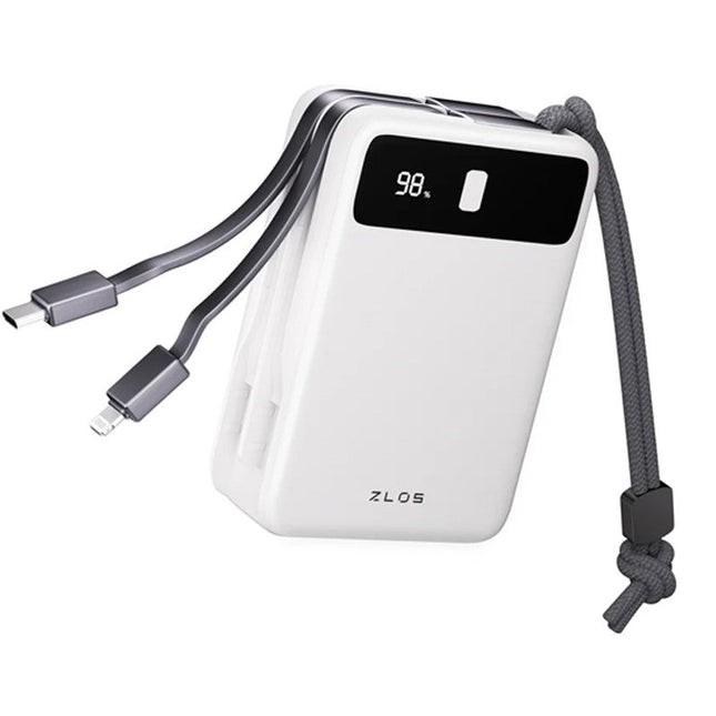 ZLOS LB20 22.5W 20000mAh Power Bank with Built-in Cables (2 Years Warranty)