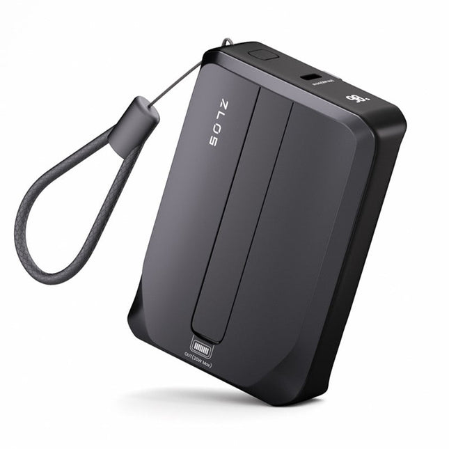 ZLOS TINY10C 10000 mAh Portable Mini Power Bank with Built-in Cables (2 Years Warranty)