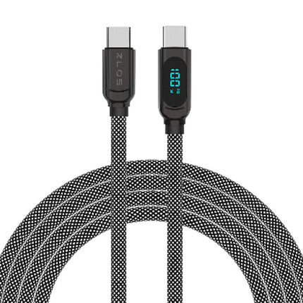 ZLOS ZC05 66W USB-C to USB-C Power Display Charging Cable, 1 M (5 Years Warranty)
