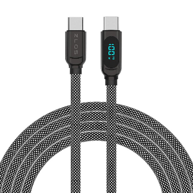 ZLOS ZC05 66W USB-C to USB-C Power Display Charging Cable, 1 M (5 Years Warranty)