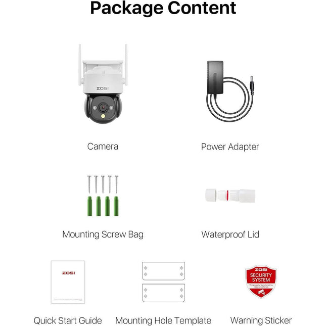 ZOSI C290 2MP Outdoor Camera
