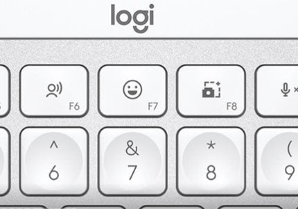 Logitech MX Keys Mini For Mac Wireless Illuminated Keyboard (English) - Silver