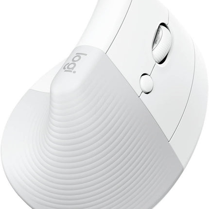 Logitech Lift Bluetooth Vertical Ergonomic Wireless Mouse - Off White