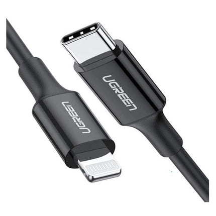Ugreen  USB-C to  Lightning Cable Nickel Plating Shell 1M, Black