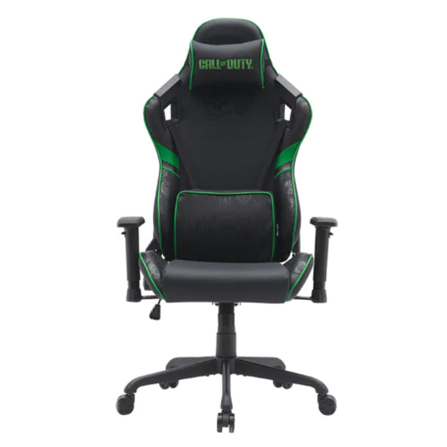 Call Of Duty (COD) x GAMEON Licensed Gaming Chair With Adjustable 2D Armrest & Metal Base - Green/Black
