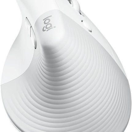 Logitech Lift Bluetooth Vertical Ergonomic Wireless Mouse - Off White