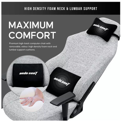 Andaseat Luna Series Gaming Chair Large - Grey