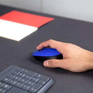 Logitech Mouse M171 Wireless Nano - Blue