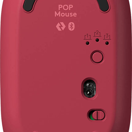 Logitech POP with Emoji Wireless/Bluetooth Mouse - Pink