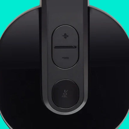 Logitech H540 USB Headset, With Noise-Cancelling Mic, Wired Connectivity, 18 Hours Battery Life, High Definition Sound Quality, On Ear Controls - Black