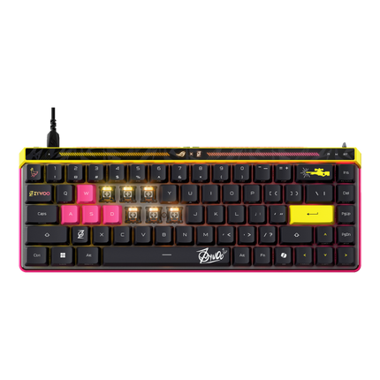 Asus ROG FALCHION ACE HFX ZywOo Edition Wired Gaming Keyboard - Black