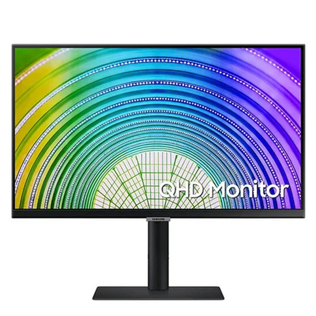 Samsung 24” ViewFinity S60UA QHD High Resolution (2560 x 1440) IPS, 75 Hz Monitor with USB-C