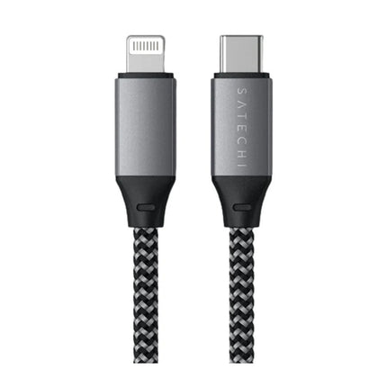 Satechi USB C to Lightning Cable 10" - Space Grey