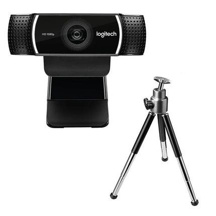 Logitech C922 Pro Stream Full HD 1080p Webcam With Tri-Pod - Black